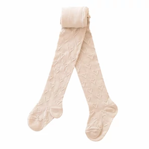 Bébi harisnyanadrág 3d sok szíves latte