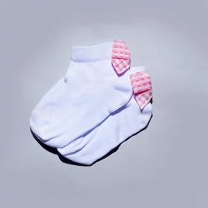 Baba zokni / Titokzokni rózsaszín masnis