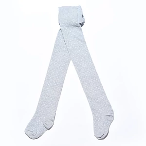 Gyermek harisnyanadrág szürke alap fehér pöttyös