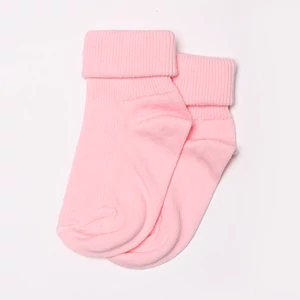 Baba zokni/Bokazokni visszahajtott rózsaszín