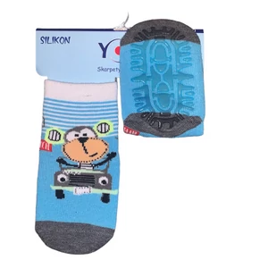 YO! Baba csúszásgátló bokazokni  kék maki