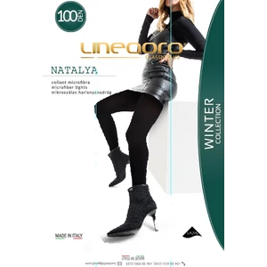 Női harisnyanadrág LINEAORO Natalya mikro 100 den - 5 méret