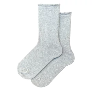 Női bokazokni szürke lurex szálas passzé Női bokazokni szürke lurex szálas passzé