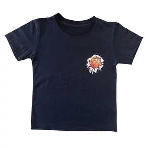 Baba / Gyermek póló fekete pici kosárlabda