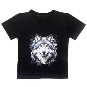 Baba / Gyermek póló fekete farkas