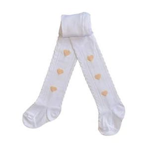 Bébi harisnyanadrág azsúr szív mintás