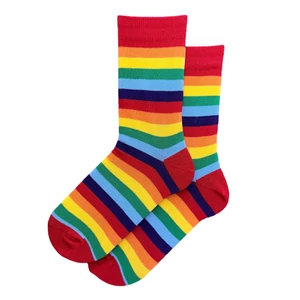 Felnőtt bokazokni szivárványos 