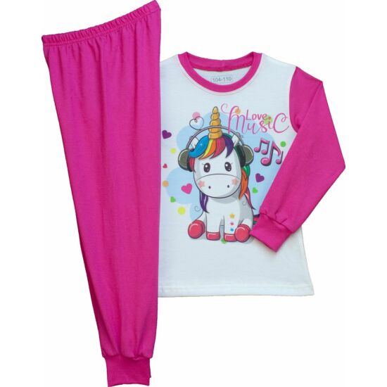 Lány pizsama unikornis 104-110