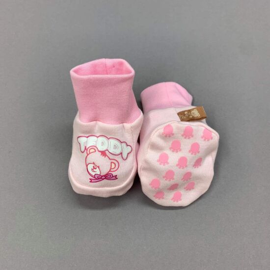 Teddy cipőcske maci - rózsaszín