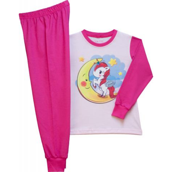Lány pizsama unikornis 116