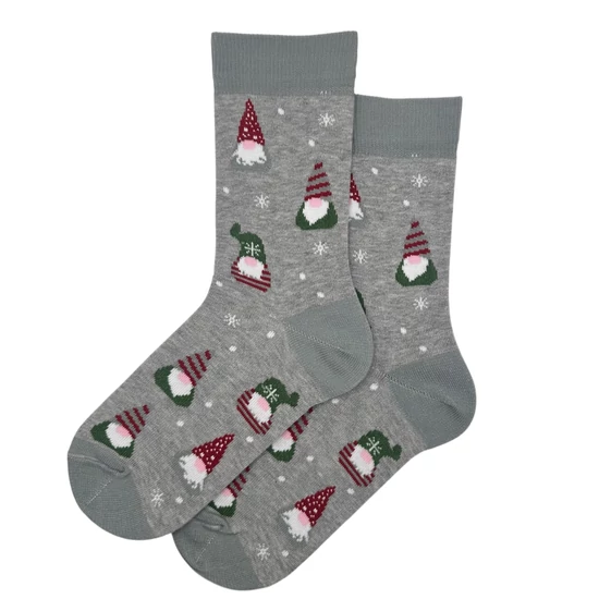 Női bokazokni téli manók