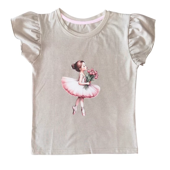 Baba / Gyermek póló beige balerina 