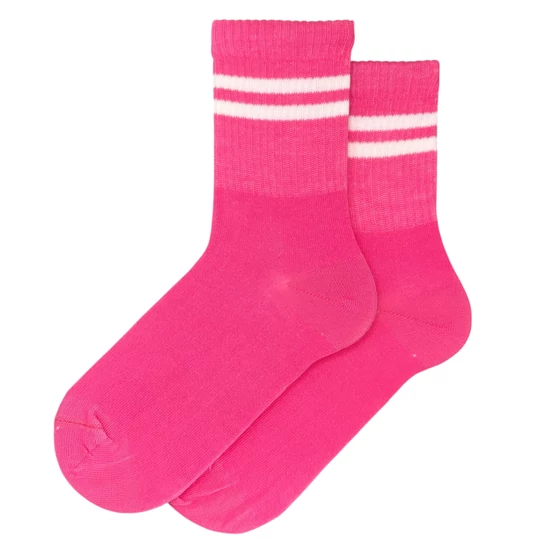 Női sportzokni pink 